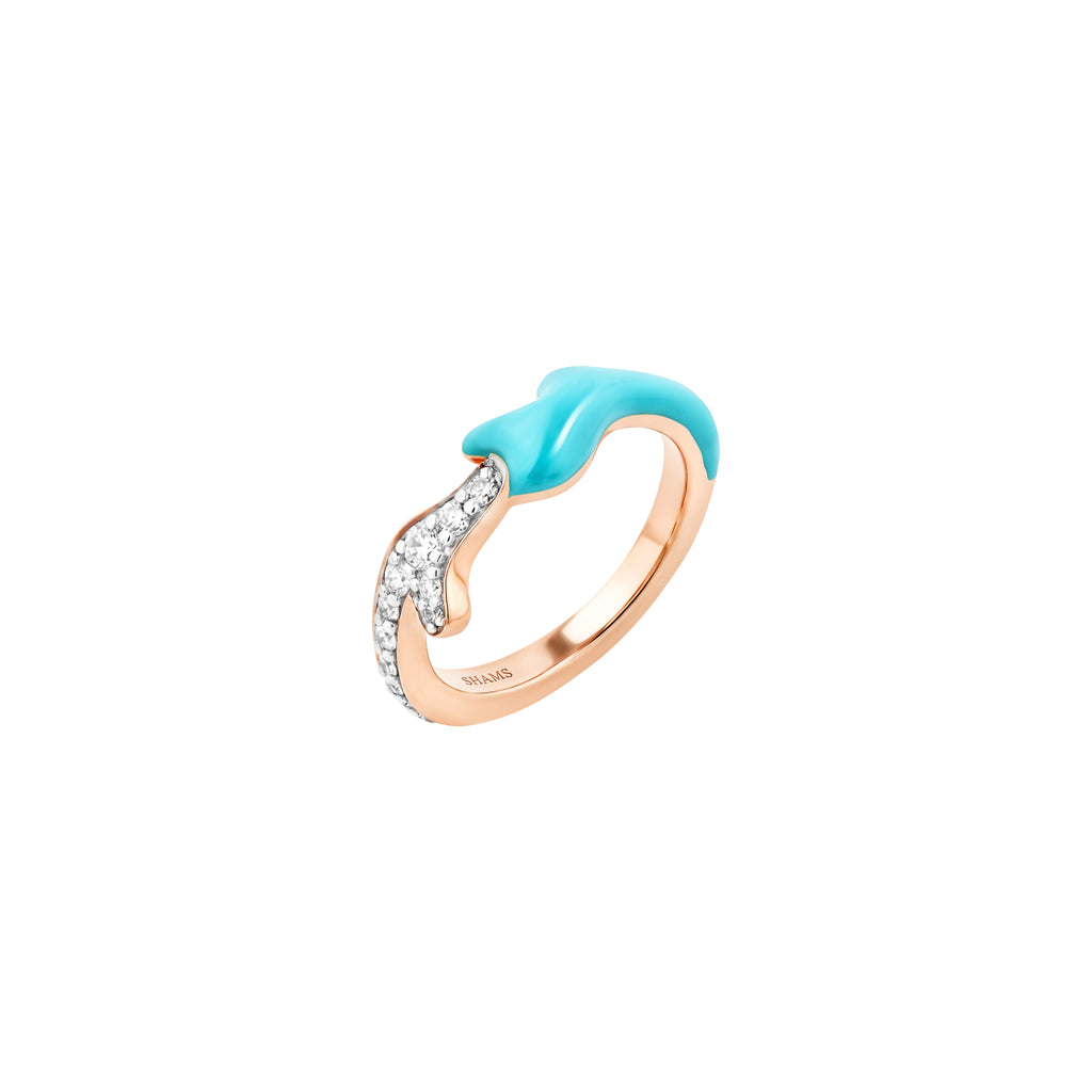 Coral Pinky Ring