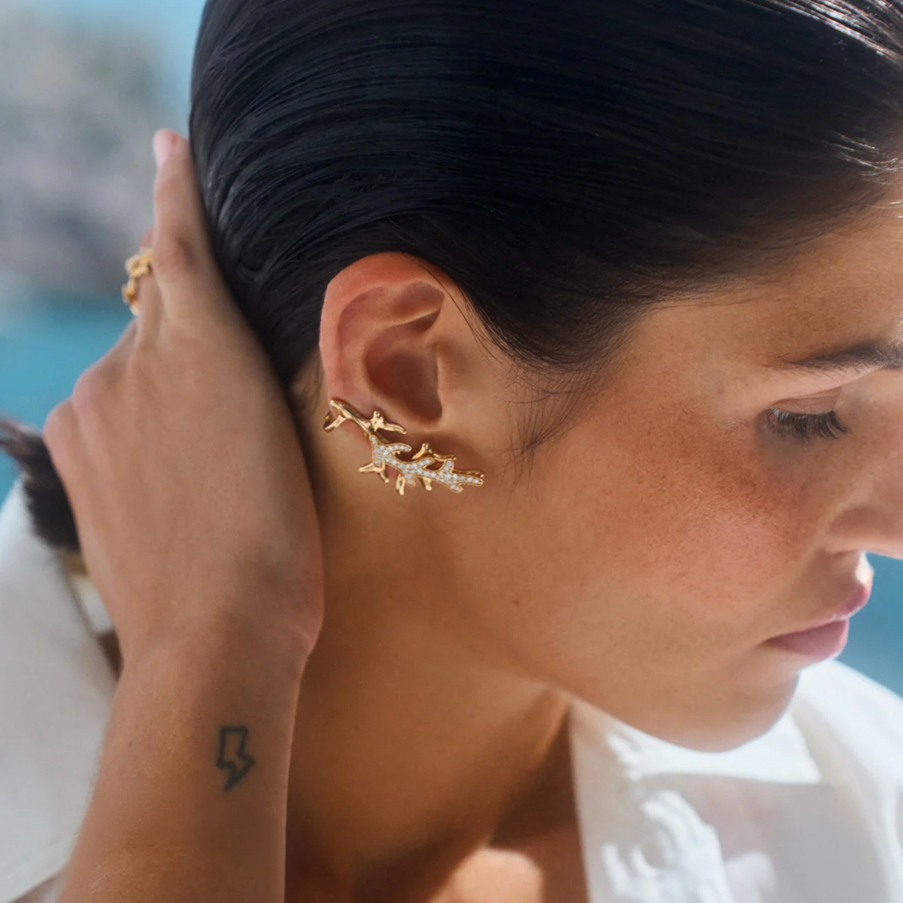 Multi-Wear Coral Earring