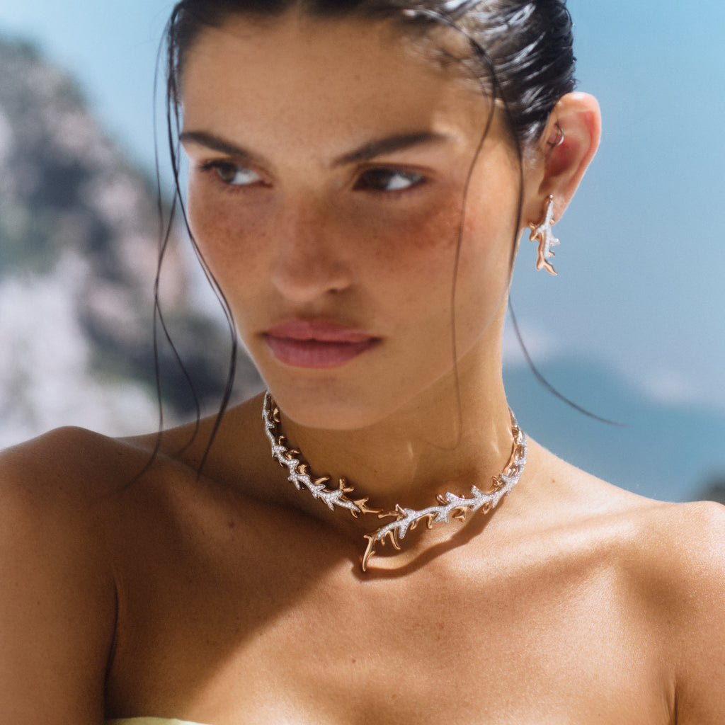 The Coral Wrap Choker